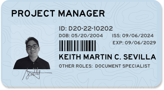 Driver's License - Keith Martin E. Sevilla